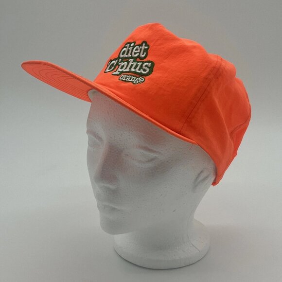 C Plus Other - Vintage 90s Diet C-Plus Orange Snapback Hat Cap Orange